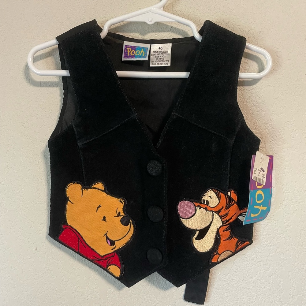 NWT VTG POOH SUEDE VEST